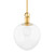 Mitzi - H736701L-AGB - One Light Pendant - Anna - Aged Brass