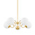 Mitzi - H772805-AGB - Five Light Chandelier - Havana - Aged Brass