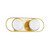 Mitzi - H783302-AGB - Two Light Bath and Vanity - Amy - Aged Brass