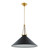 Mitzi - H784701L-AGB/SBK - One Light Pendant - Kalea - Aged Brass