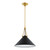 Mitzi - H784701S-AGB/SBK - One Light Pendant - Kalea - Aged Brass/Soft Black