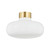 Mitzi - H785501-AGB - One Light Flush Mount - Eliana - Aged Brass