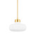 Mitzi - H785701-AGB - One Light Pendant - Eliana - Aged Brass