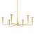 Mitzi - H791806-AGB - Six Light Chandelier - Danna - Aged Brass