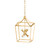 Mitzi - H807706S-VGL - Six Light Lantern - Kendall - Vintage Gold Leaf