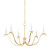 Mitzi - H809806-GL - Six Light Chandelier - Jaclin - Gold Leaf