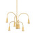 Mitzi - H811806-AGB - Six Light Chandelier - Jenica - Aged Brass