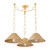 Mitzi - H831803-AGB - Three Light Chandelier - Dalia - Aged Brass