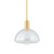 Mitzi - H844701-AGB - One Light Pendant - Modena - Aged Brass