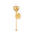 Mitzi - H850101-VGL - One Light Wall Sconce - Luciel - Vintage Gold Leaf