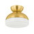 Mitzi - H851501-AGB - One Light Flush Mount - Rue - Aged Brass