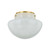 Mitzi - H863501-AGB - One Light Flush Mount - Lilou - Aged Brass