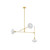 Mitzi - H878803-AGB/SWH - Three Light Chandelier - Billie - Aged Brass