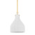 Mitzi - H881701L-AGB - One Light Pendant - Corinthia - Aged Brass
