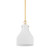 Mitzi - H881701S-AGB - One Light Pendant - Corinthia - Aged Brass