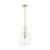 Mitzi - H902701S-AGB - One Light Pendant - Lumi - Aged Brass