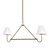 Mitzi - H984902-AGB/BRZ - Two Light Linear Pendant - Polly - Aged Brass