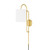 Mitzi - HL641201-AGB - One Light Wall Sconce - Caroline - Aged Brass