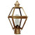 Northeast Lantern - 1003-AB-CIM-CSG - One Light Post Mount - Boston - Antique Brass