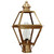 Northeast Lantern - 1003-AB-CIM-SMG - One Light Post Mount - Boston - Antique Brass