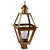 Northeast Lantern - 1013-AB-CIM-CSG - One Light Post Mount - Boston - Antique Brass