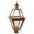 Northeast Lantern - 1013-AB-CIM-FST - One Light Post Mount - Boston - Antique Brass