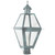 Northeast Lantern - 1013-VG-LT3-CLR - Three Light Post Mount - Boston - Verdi Gris