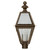 Northeast Lantern - 1023-DAB-LT3-CSG - Three Light Post Mount - Boston - Dark Antique Brass