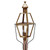 Northeast Lantern - 1043-AB-CIM-CSG - One Light Post Mount - Boston - Antique Brass