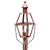 Northeast Lantern - 1043-AC-CIM-CLR - One Light Post Mount - Boston - Antique Copper