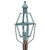 Northeast Lantern - 1043-VG-CIM-CLR - One Light Post Mount - Boston - Verdi Gris