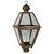 Northeast Lantern - 1073-DAB-CIM-CSG - One Light Post Mount - Boston - Dark Antique Brass