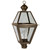 Northeast Lantern - 1073-DAB-CIM-SMG - One Light Post Mount - Boston - Dark Antique Brass