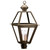 Northeast Lantern - 1073-DAB-LT3-SMG - Three Light Post Mount - Boston - Dark Antique Brass