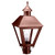 Northeast Lantern - 1113-AC-CIM-CSG - One Light Post Mount - Boston - Antique Copper