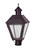 Northeast Lantern - 1113-DB-LT3-FST - Three Light Post Mount - Boston - Dark Brass