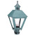 Northeast Lantern - 1113-VG-CIM-CLR - One Light Post Mount - Boston - Verdi Gris