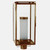 Northeast Lantern - 11653-AB-FCYL-CSG - One Light Post Mount - Downtown - Antique Brass