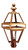 Northeast Lantern - 1223-AB-CIM-CLR - One Light Post Mount - Boston - Antique Brass