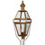 Northeast Lantern - 1253-AB-LT3-CSG - Three Light Post Mount - Boston - Antique Brass
