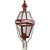 Northeast Lantern - 1253-AC-CIM-CSG - One Light Post Mount - Boston - Antique Copper