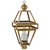 Northeast Lantern - 1273-AB-CIM-CSG - One Light Post Mount - Boston - Antique Brass