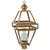 Northeast Lantern - 1273-AB-CIM-SMG - One Light Post Mount - Boston - Antique Brass