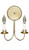 Northeast Lantern - 144-AB-LT2 - Two Light Wall Sconce - Sconce - Antique Brass
