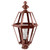 Northeast Lantern - 1623-AC-CIM-SMG - One Light Post Mount - Boston - Antique Copper