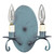 Northeast Lantern - 162-VG-LT2 - Two Light Wall Sconce - Sconce - Verdi Gris