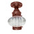 Northeast Lantern - 2024-AC-MED-OPT - One Light Flush Mount - Cageless - Antique Copper