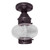 Northeast Lantern - 2024-DB-MED-CLR - One Light Flush Mount - Cageless - Dark Brass