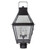 Northeast Lantern - 2243-DB-LT3-CLR - Three Light Post Mount - Uxbridge - Dark Brass