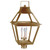 Northeast Lantern - 2253-AB-LT3-CLR - Three Light Post Mount - Uxbridge - Antique Brass